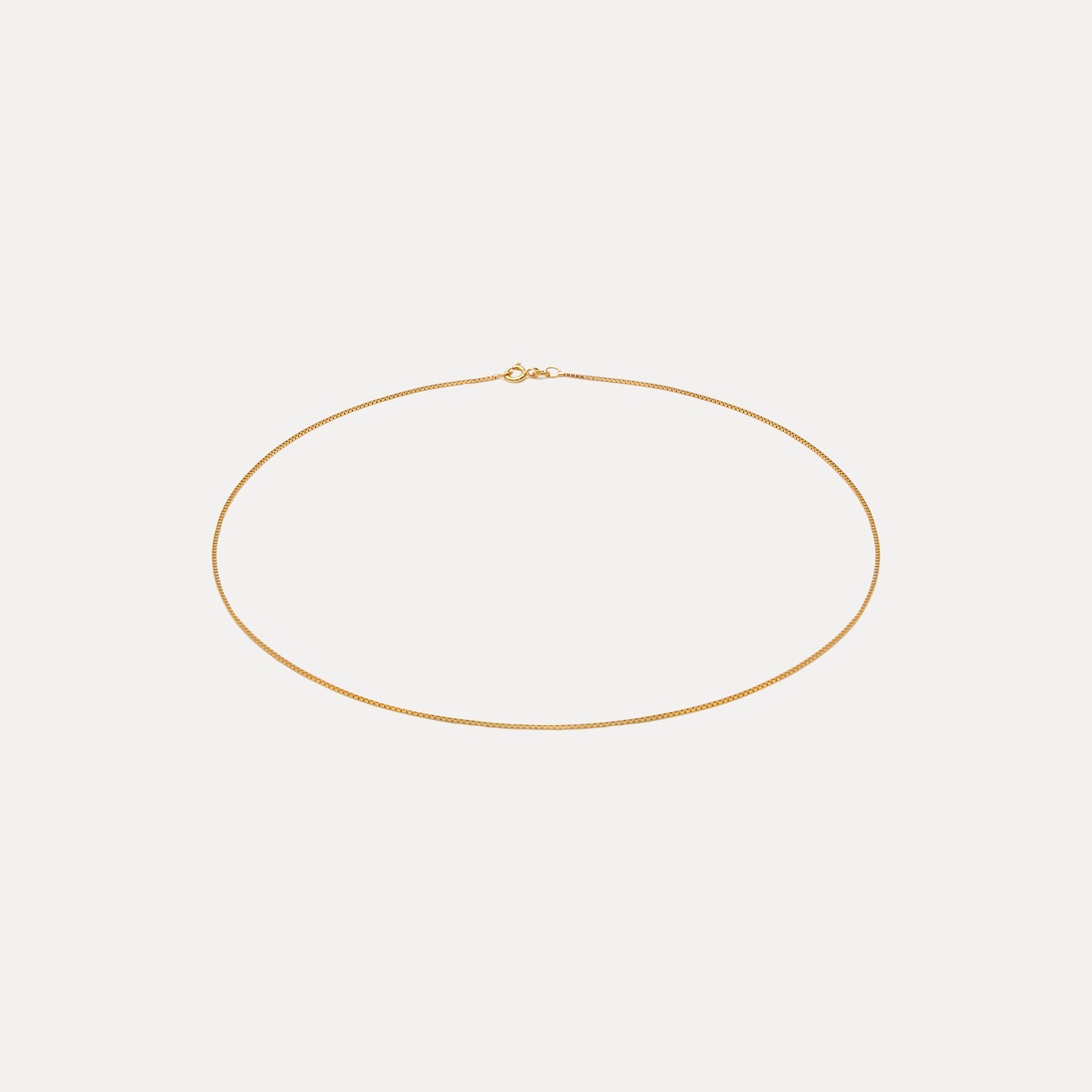 Stilnest Venetian Halskette Gold Vermeil 45 cm