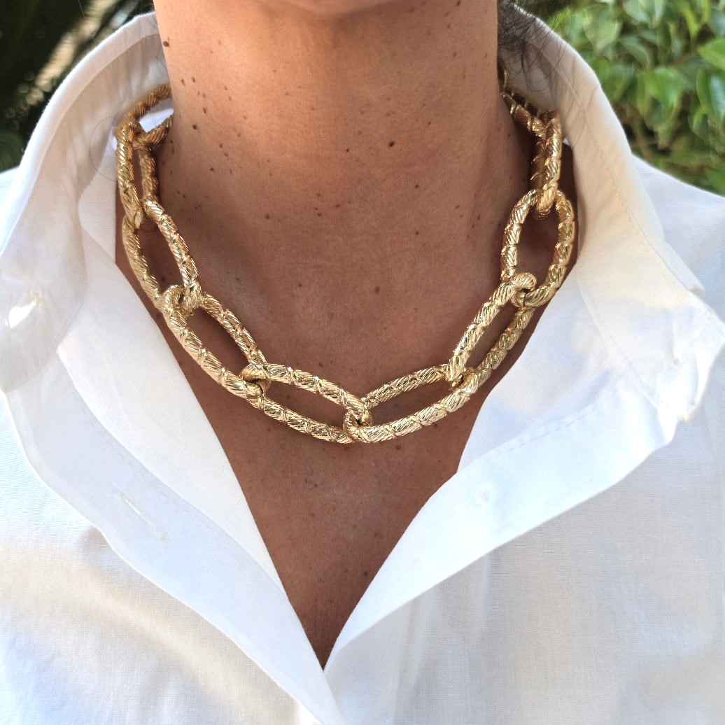 Alevá Bijoux Collane Maxi-Rock Halskette