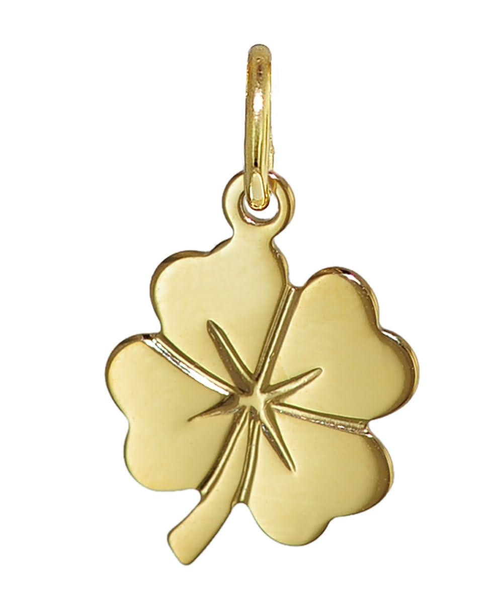 trendor Kleeblatt 21643 Anhänger Gold 333 14x10 mm