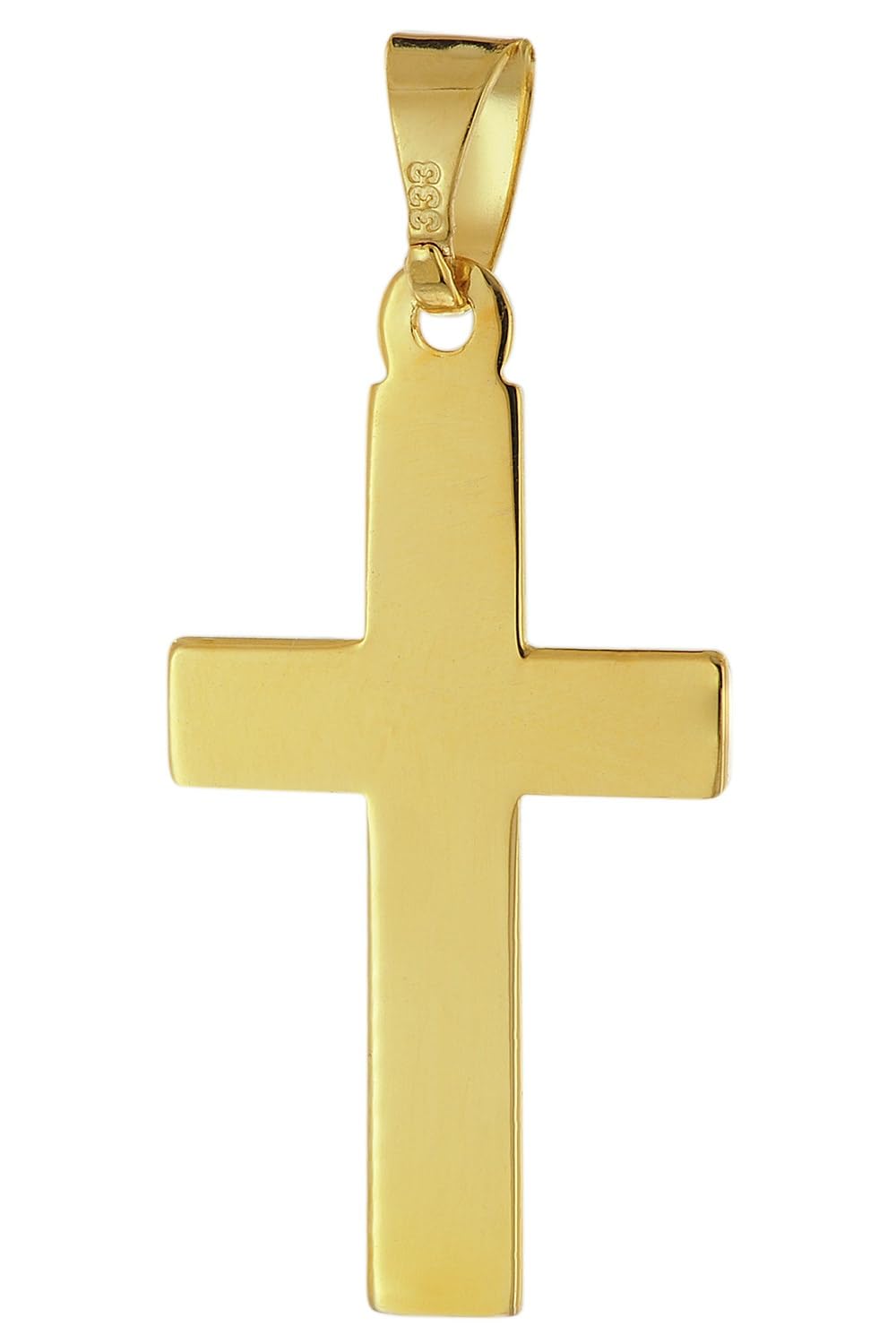 trendor Halsketten Kreuz-Anhänger Gold 333 Halskette 40 cm 68420