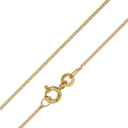 trendor Halsketten Panzerkette 41800 Goldkette 40 cm 585 Gold