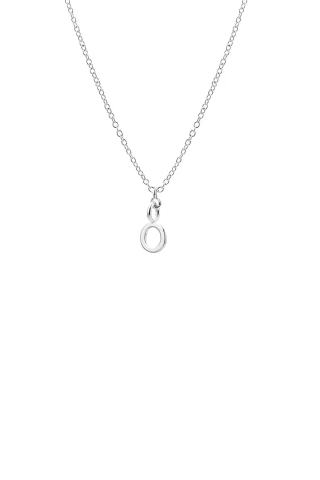 JOY by Corrine Smith Dainty Initial O Halskette Silber 40-45 cm