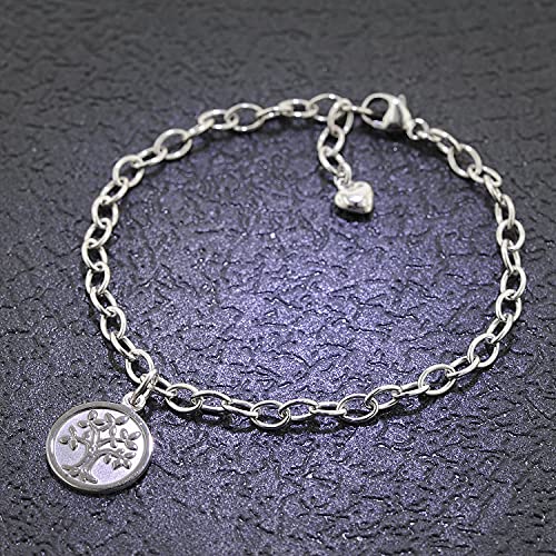 trendor 51175 Lebensbaum Armband Silber 925 18 cm Mädchen