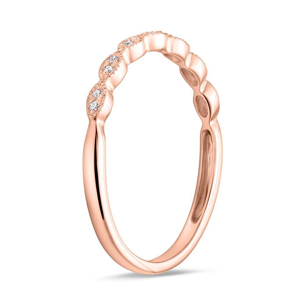 JEWLIX DR0405-14KR Diamantring Roségold 0,04ct
