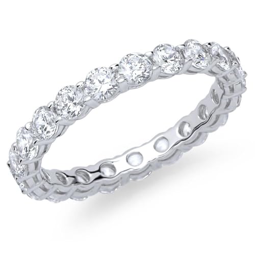 JEWLIX VR0034 Verlobungsring Silber Zirkonia Gr. 50