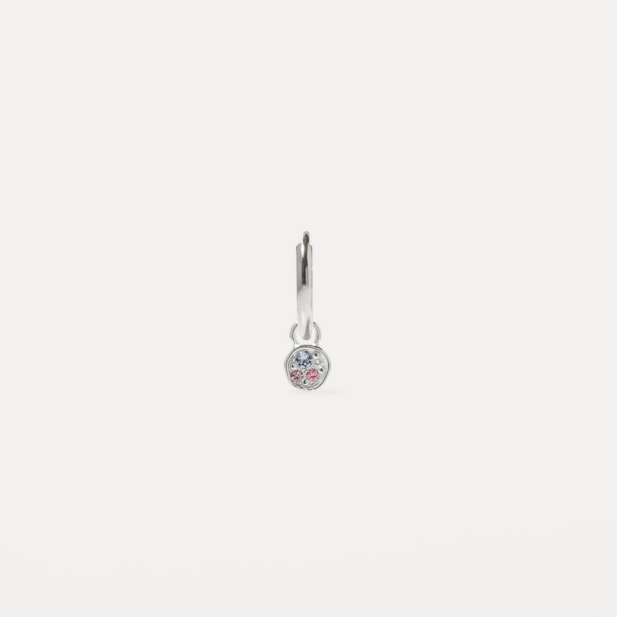 Stilnest Earrings Belong Pavé Creolen Saphir 13mm