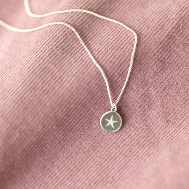 Joy by Corrine Smith Star Anhänger Halskette Silber 925
