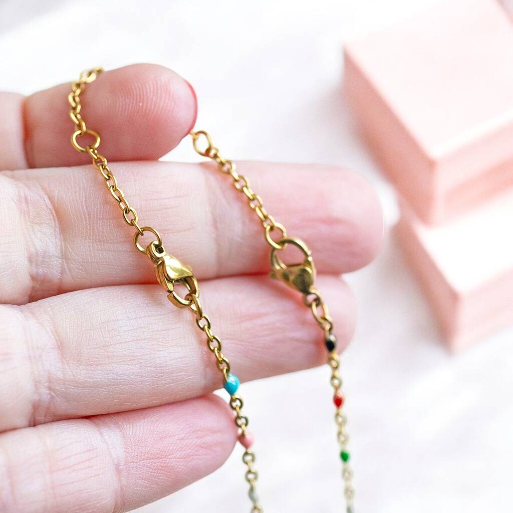 Joy Trace Chain Extender Halskette Gold Edelstahl 2-4 Zoll