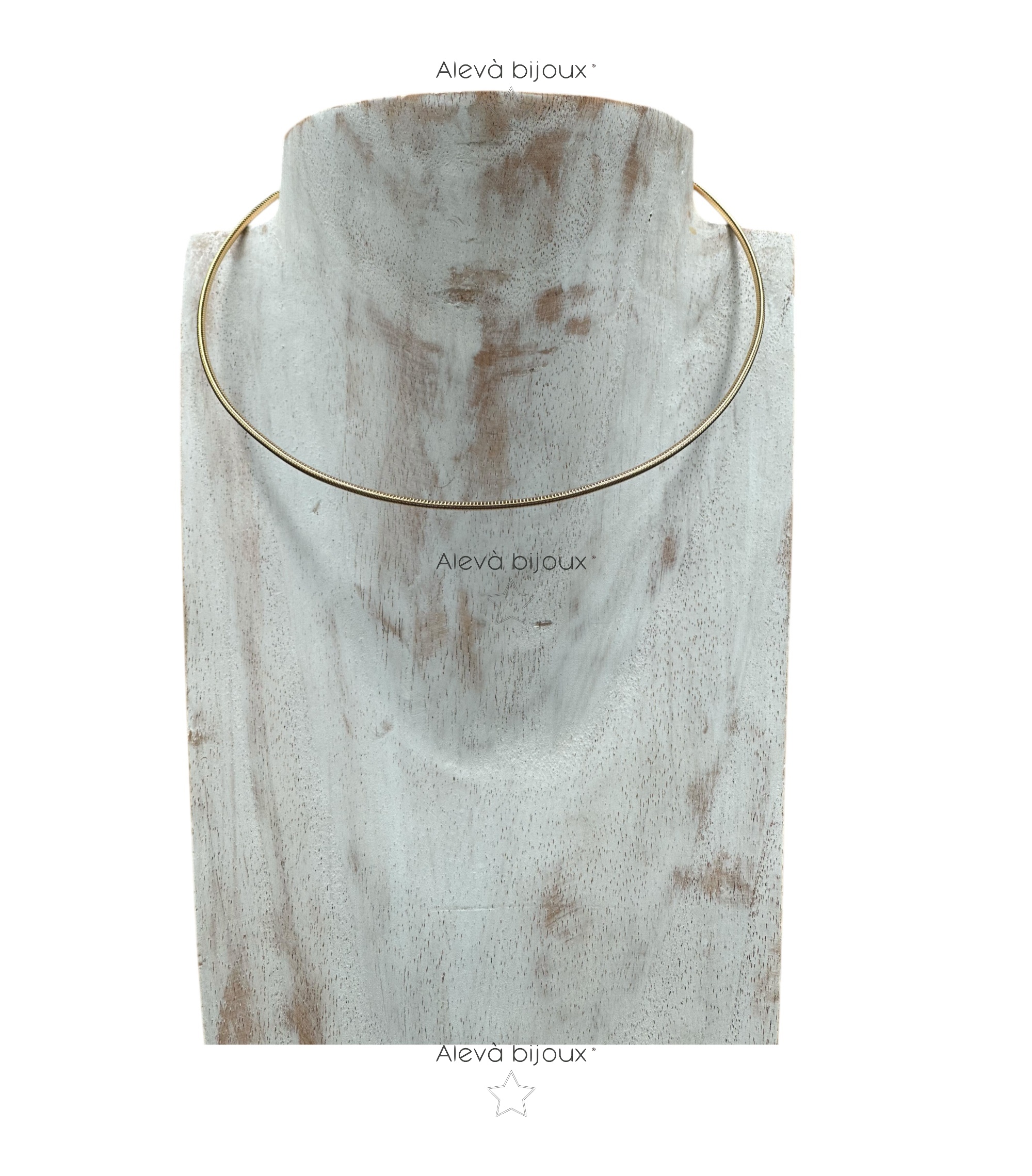Alevá Bijoux Collane Collarino Filo Halskette Gold
