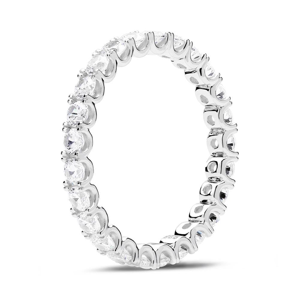 JEWLIX VR0162 Eternityring Silber Zirkonia Größe 50mm