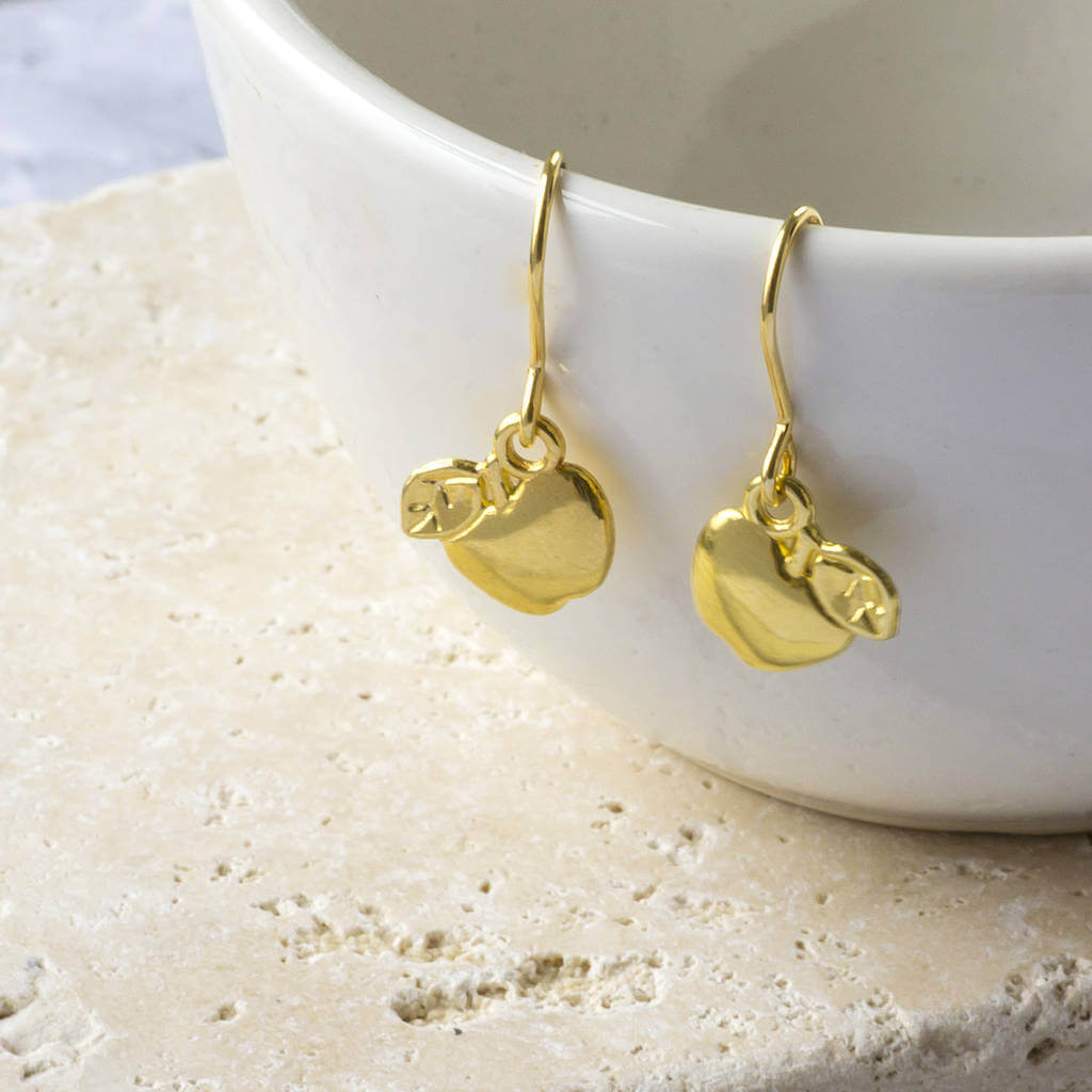 Joy by Corrine Smith Apple Ohrringe Gold 1,2cm