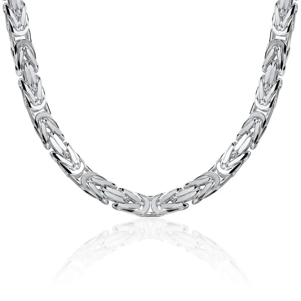 JEWLIX Königsketten KK0075 Silberkette 7,5 mm 50 cm Herren