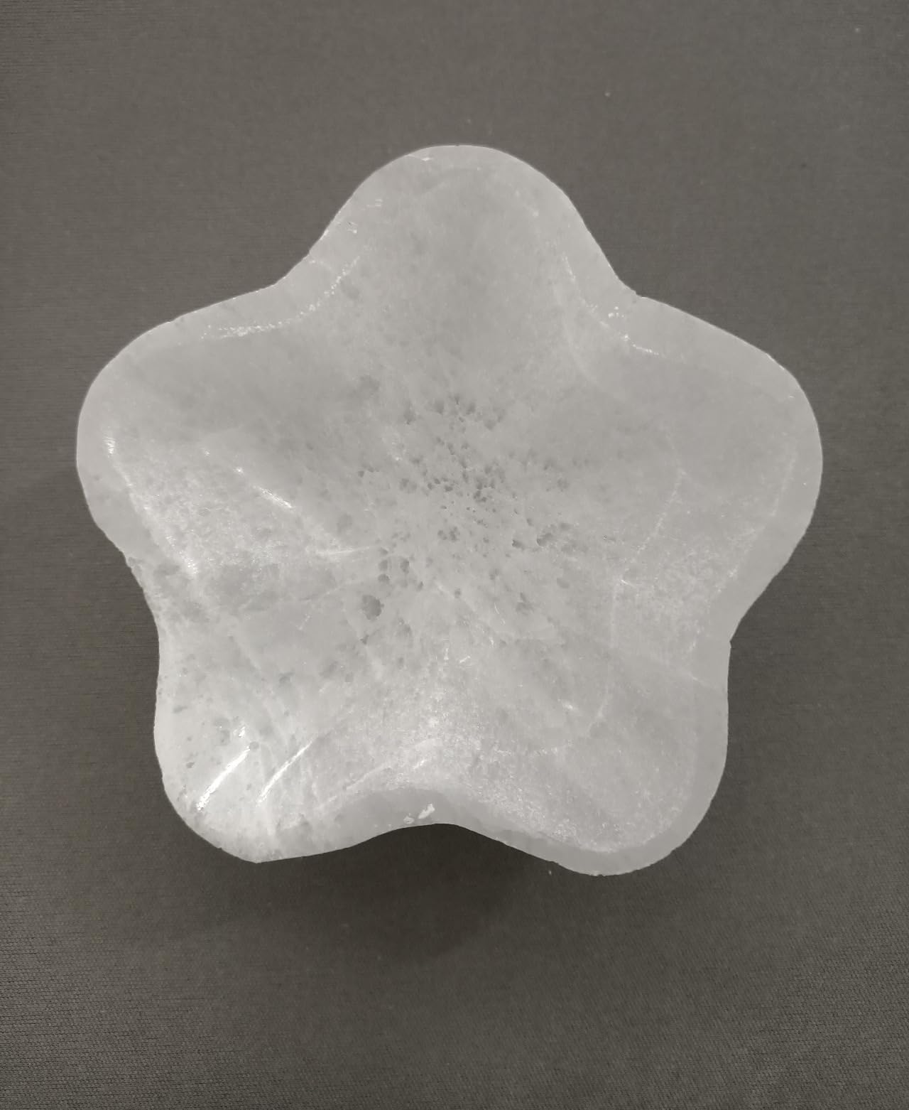 NKlaus HEALING CRYSTALS Selenit-Schale 9,5 cm Blume