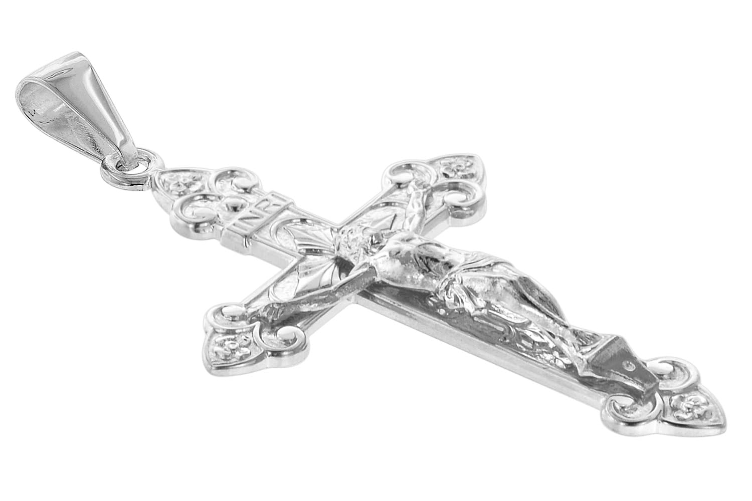 trendor Kreuz-Anhänger 925 Silber 40mm 35788