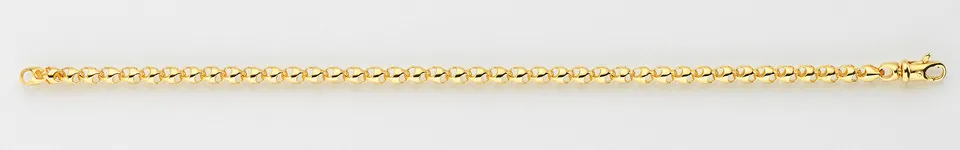 Eugen Rühle Fantasiekette 4mm Halskette 50 cm 585 Gold