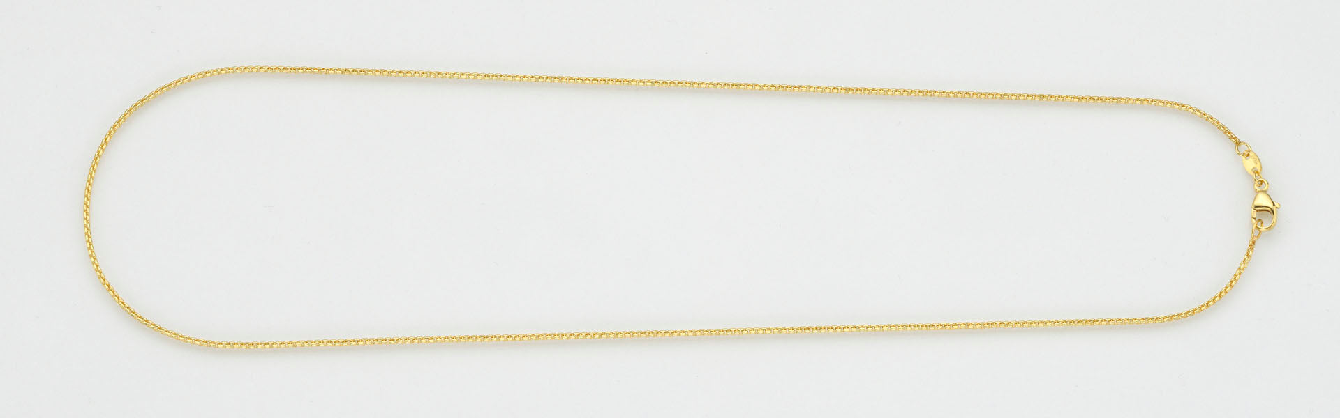 Eugen Rühle Veneziakette rund 1,2mm Halskette massiv 750 Gelbgold