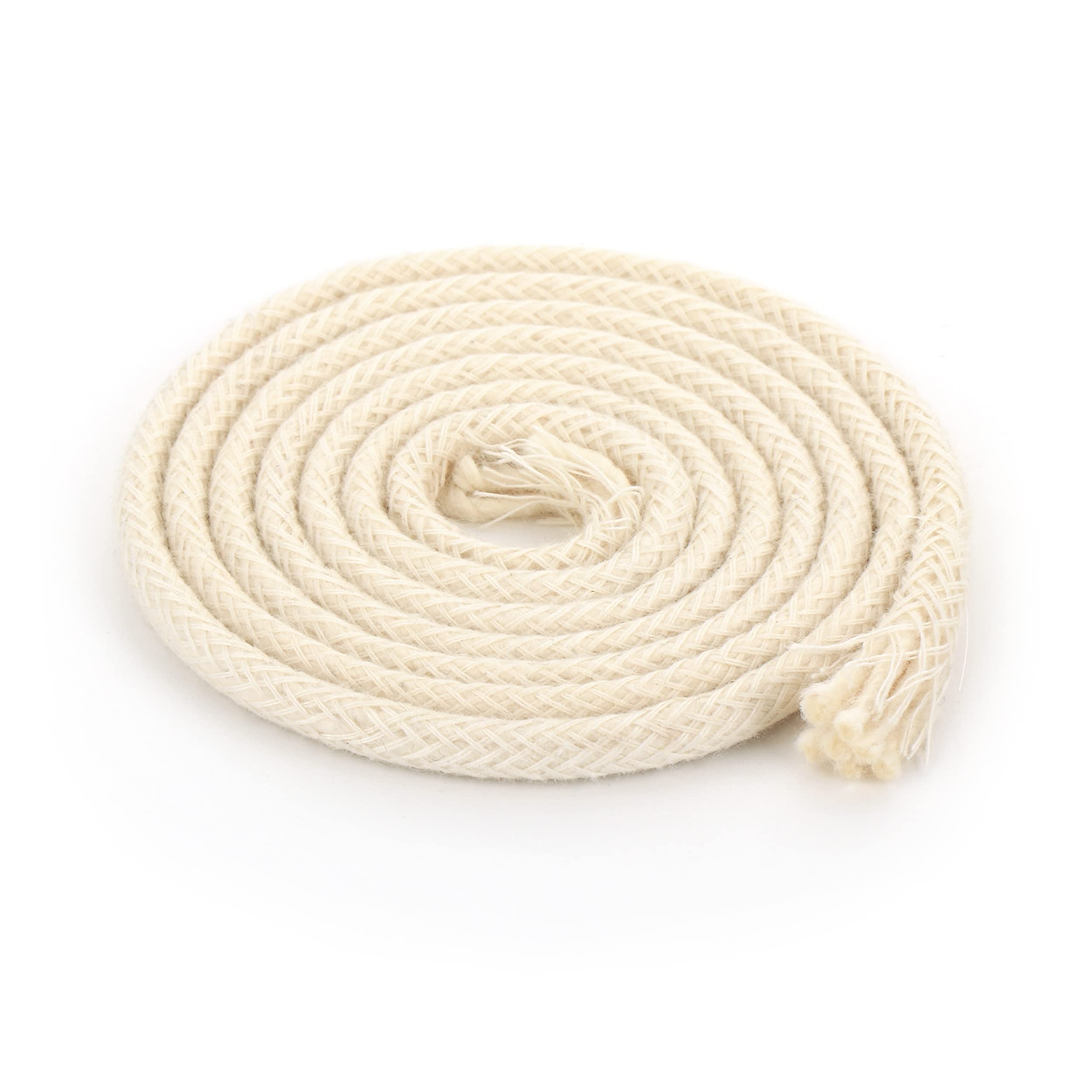NKlaus WICKS Fackeldocht 5mm 10m Baumwolle rund