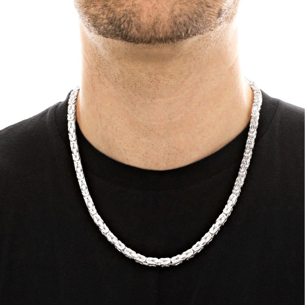 JEWLIX Königsketten Silberkette 925 Silber 6 mm 50 cm