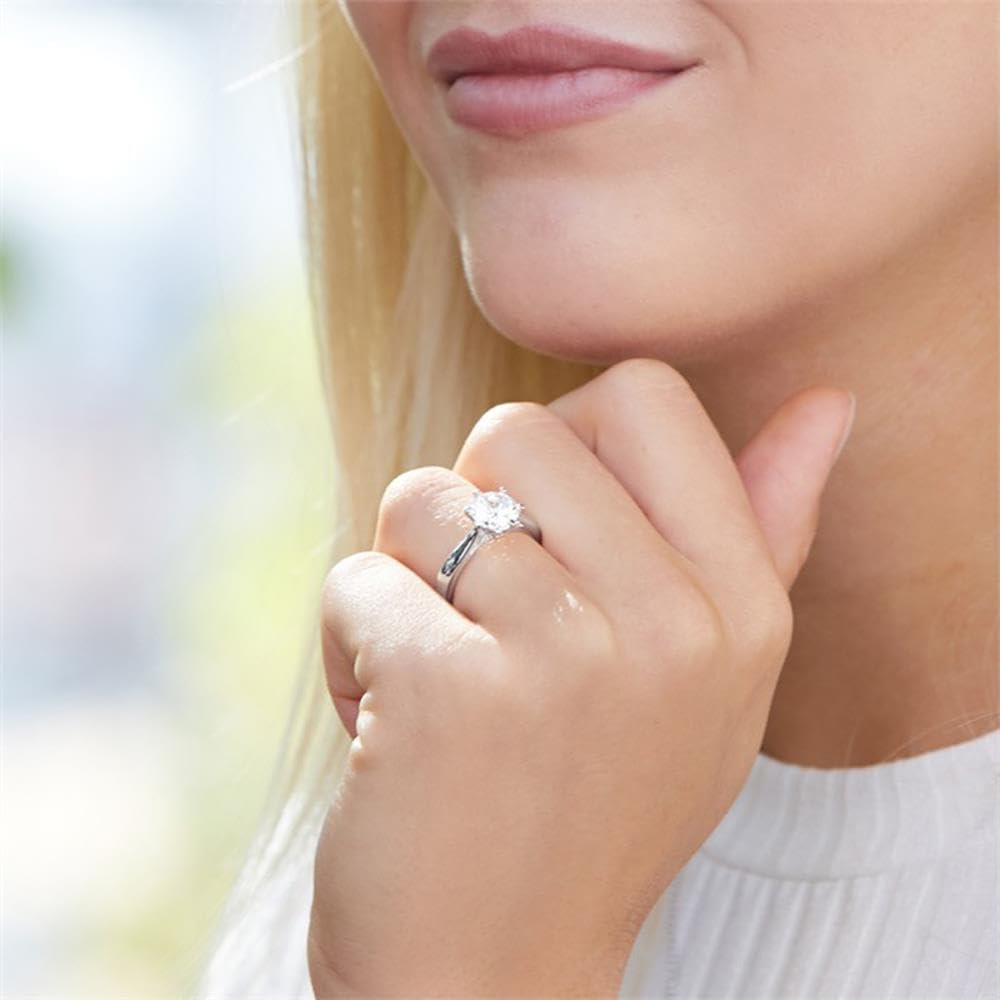 JEWLIX Verlobungsring Sterlingsilber Zirkonia Silber
