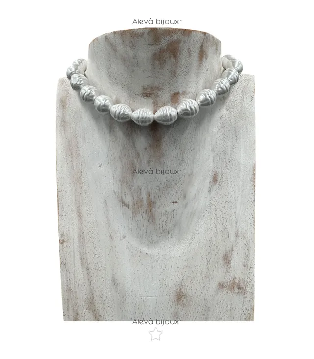 Alevá Bijoux Paola Perlen Halskette Maiorca Perle
