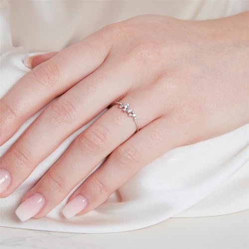 JEWLIX Damenring Sterlingsilber 925 Zirkonia Gr. 52