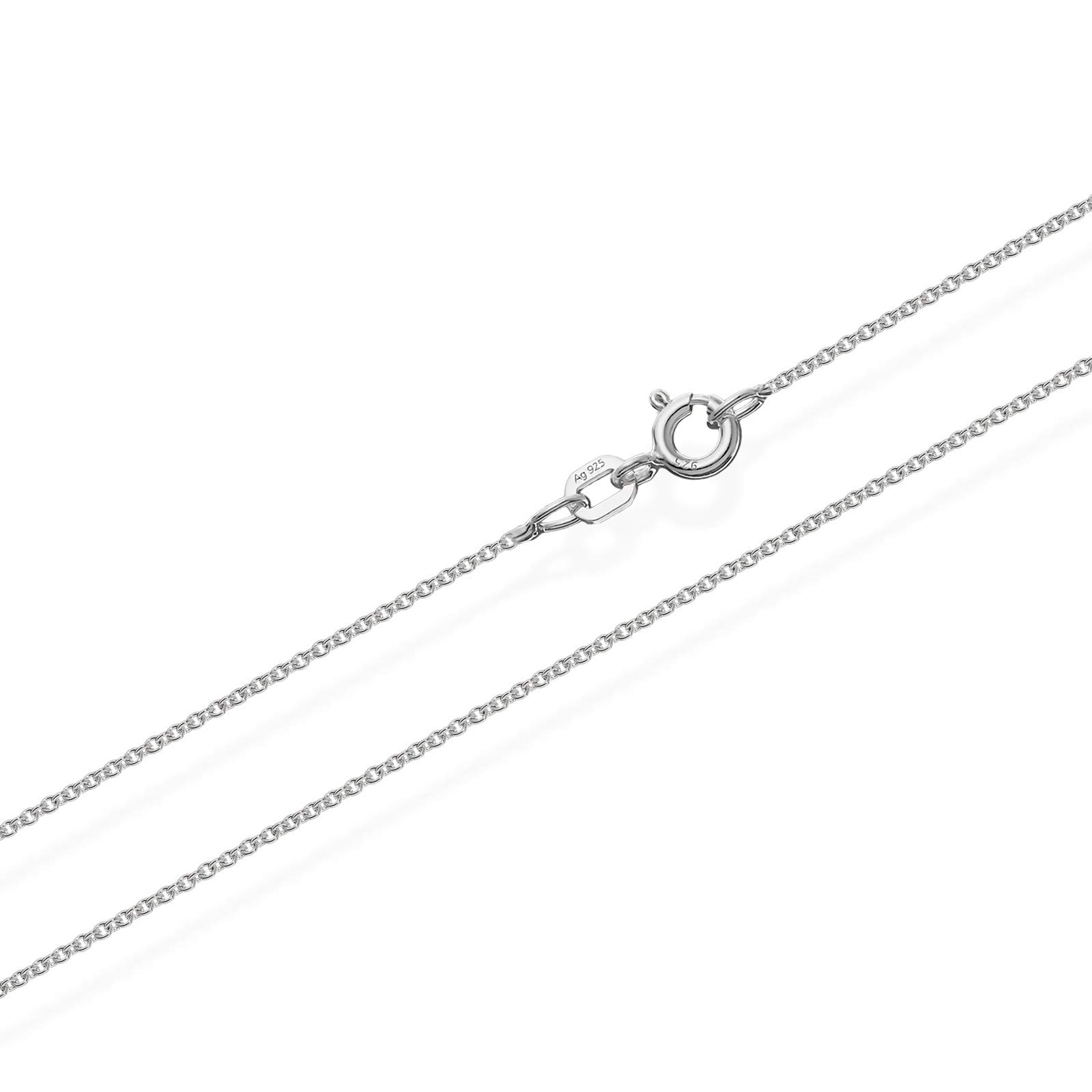 NKlaus Ankerkette Halskette Silber 925 38 cm