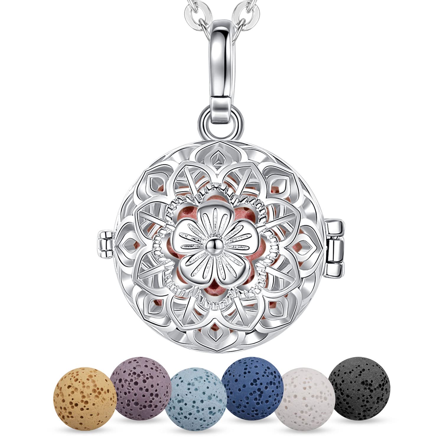 Eudora Harmony Bola Kirschblüten Aroma Kette 61 cm 18 mm