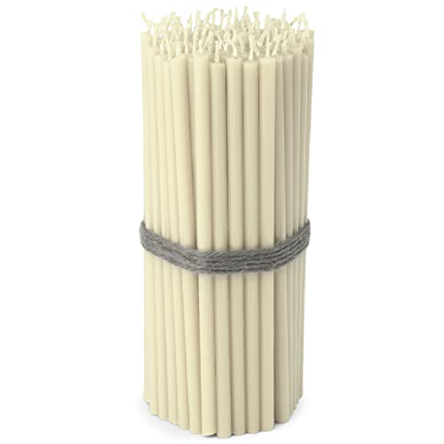 NKlaus Candles Altarkerzen weiß Stabkerzen 16cm 100 Stück