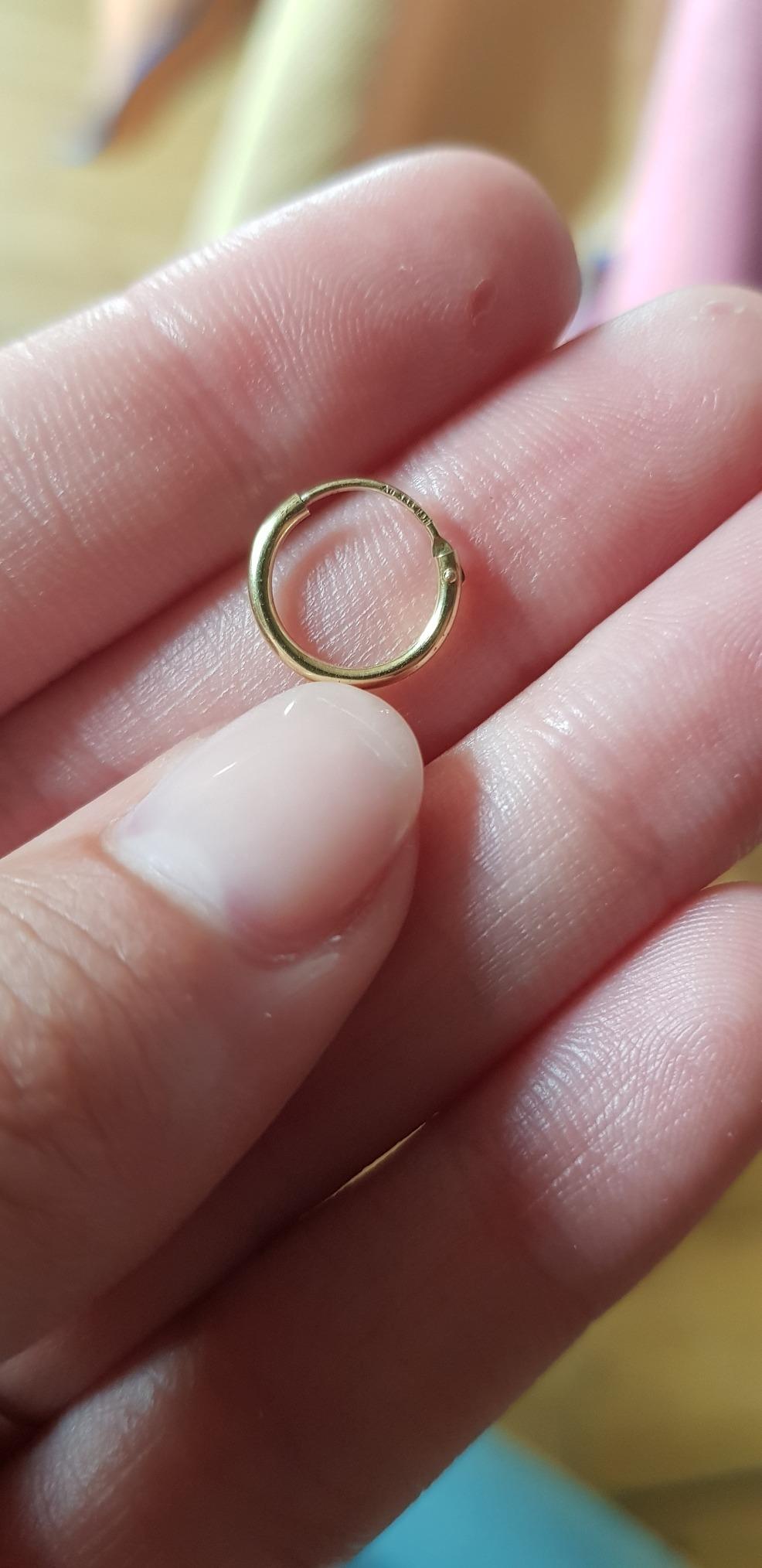 NKlaus Jewellery Creolen 333 Gold 15mm Paar