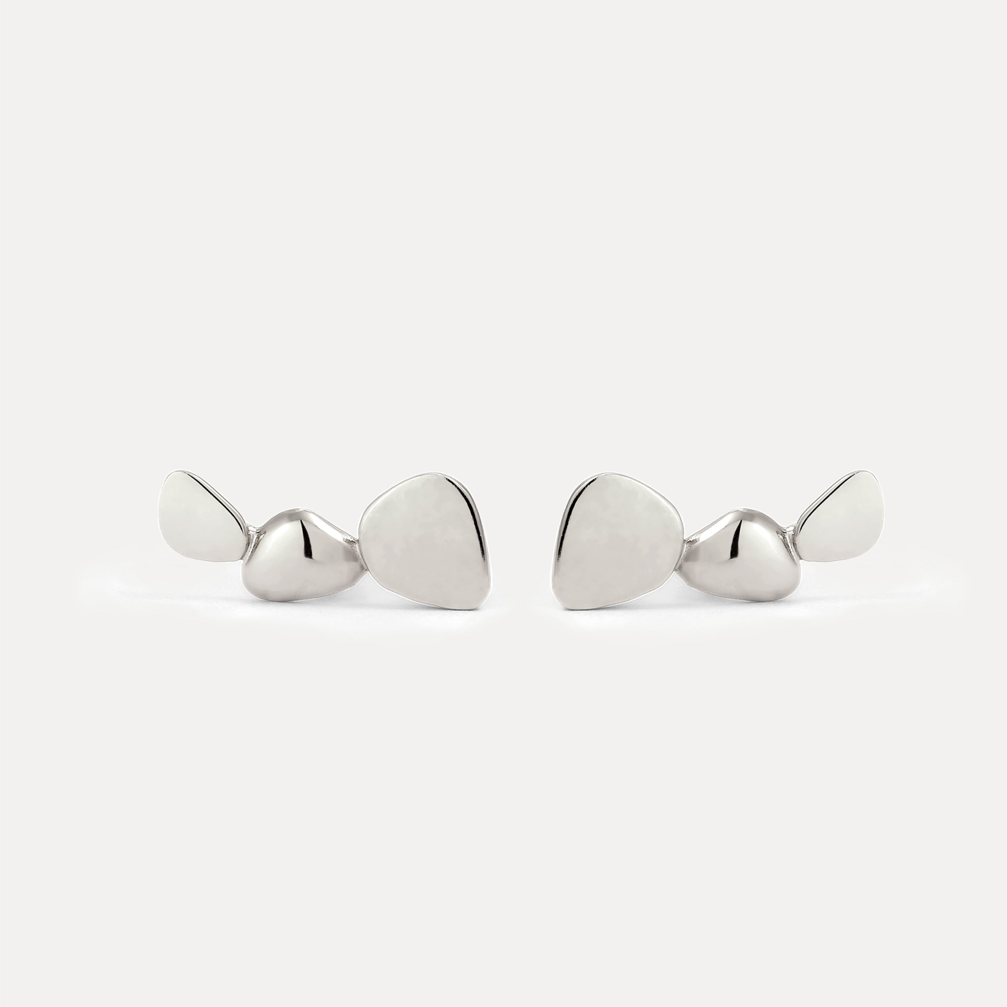 Stilnest Canyon Ear Climbers Ohrringe Gold Vermeil