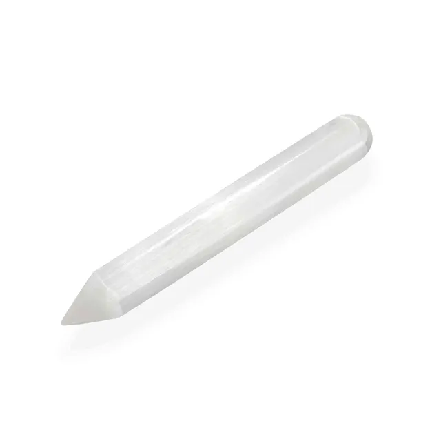 NKlaus Healing Crystals Selenit Massagestab Spitze 15,5cm