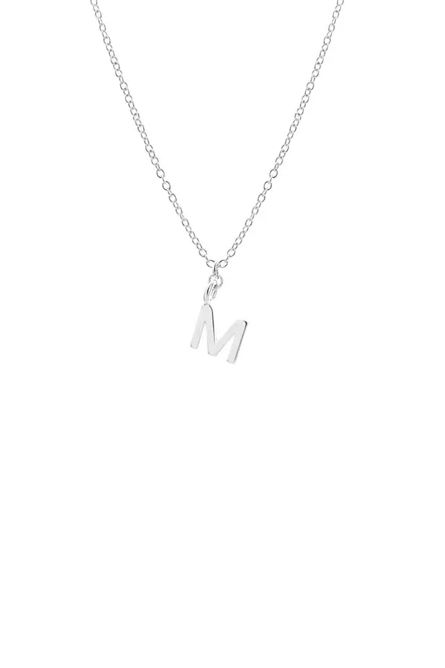 Joy by Corrine Smith Initial M Halskette Silber