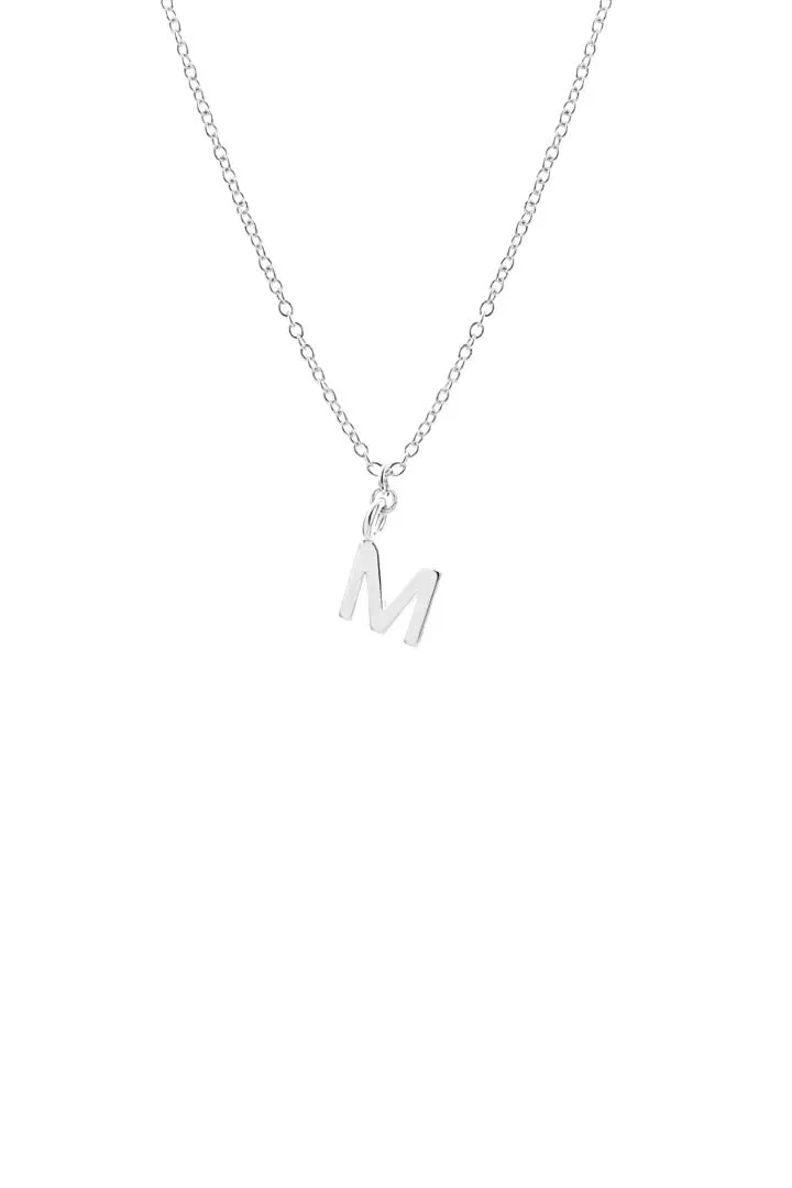Joy by Corrine Smith Initial M Halskette Silber