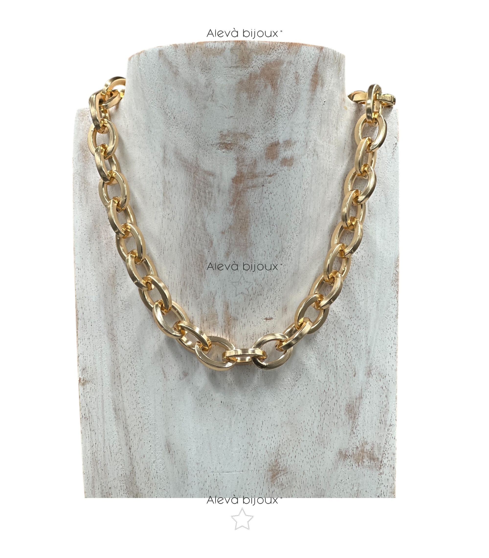 Alevá Bijoux Corsica Halskette goldfarben