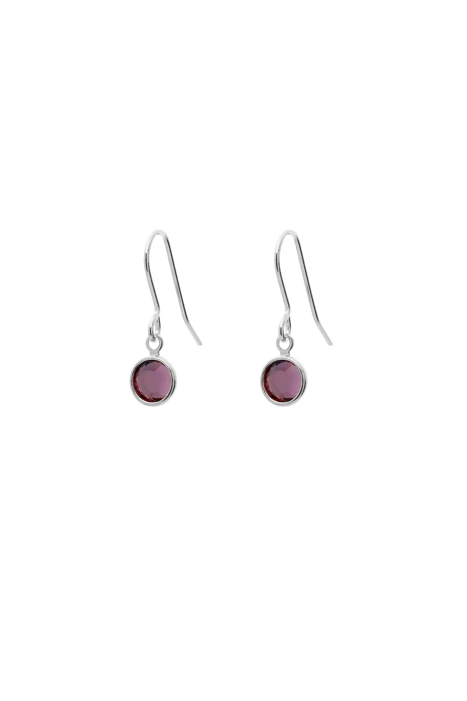 Joy by Corrine Smith February Birthstone Ohrhänger Silber