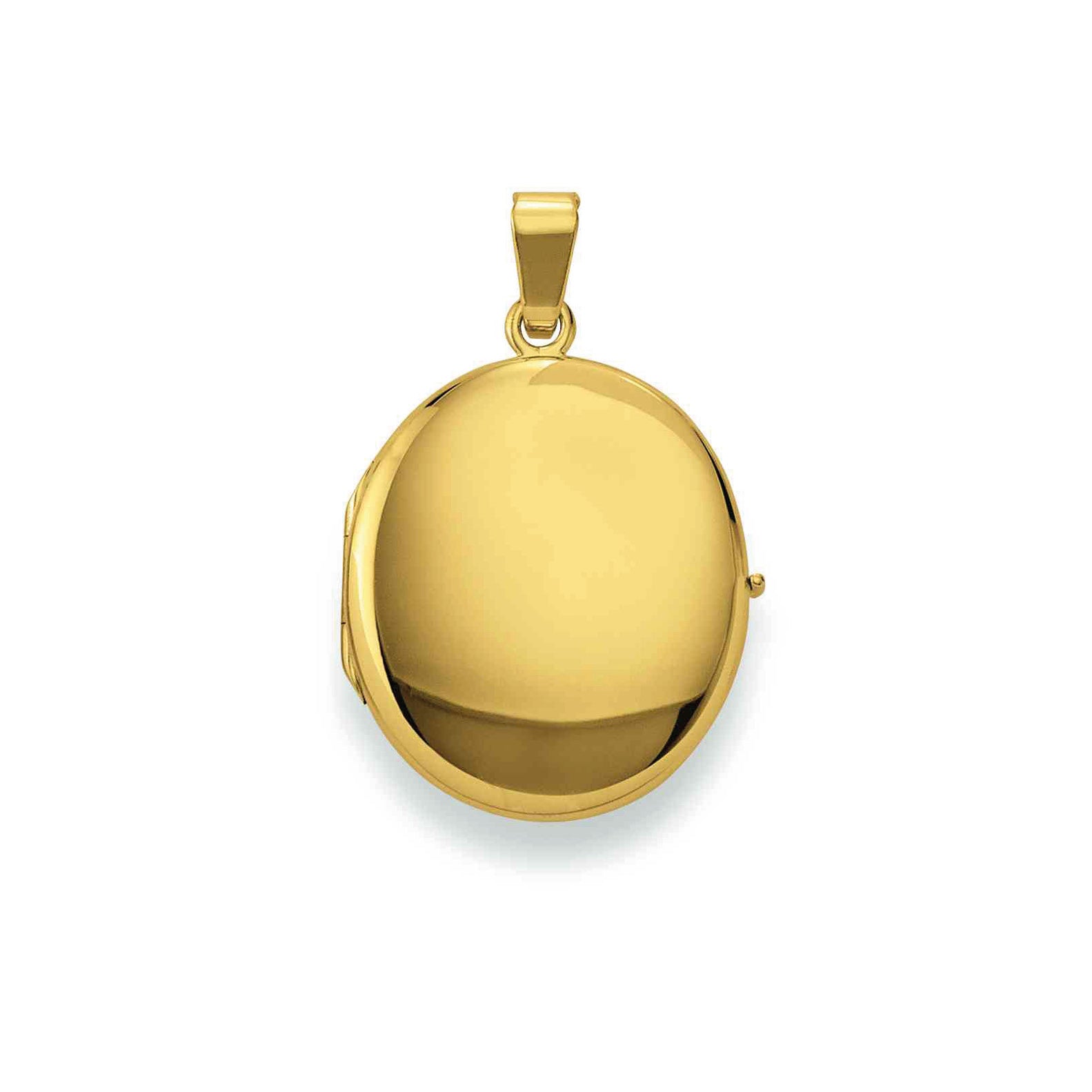 Eugen Rühle Anhänger Medaillon oval 20x23mm 333 Gelbgold