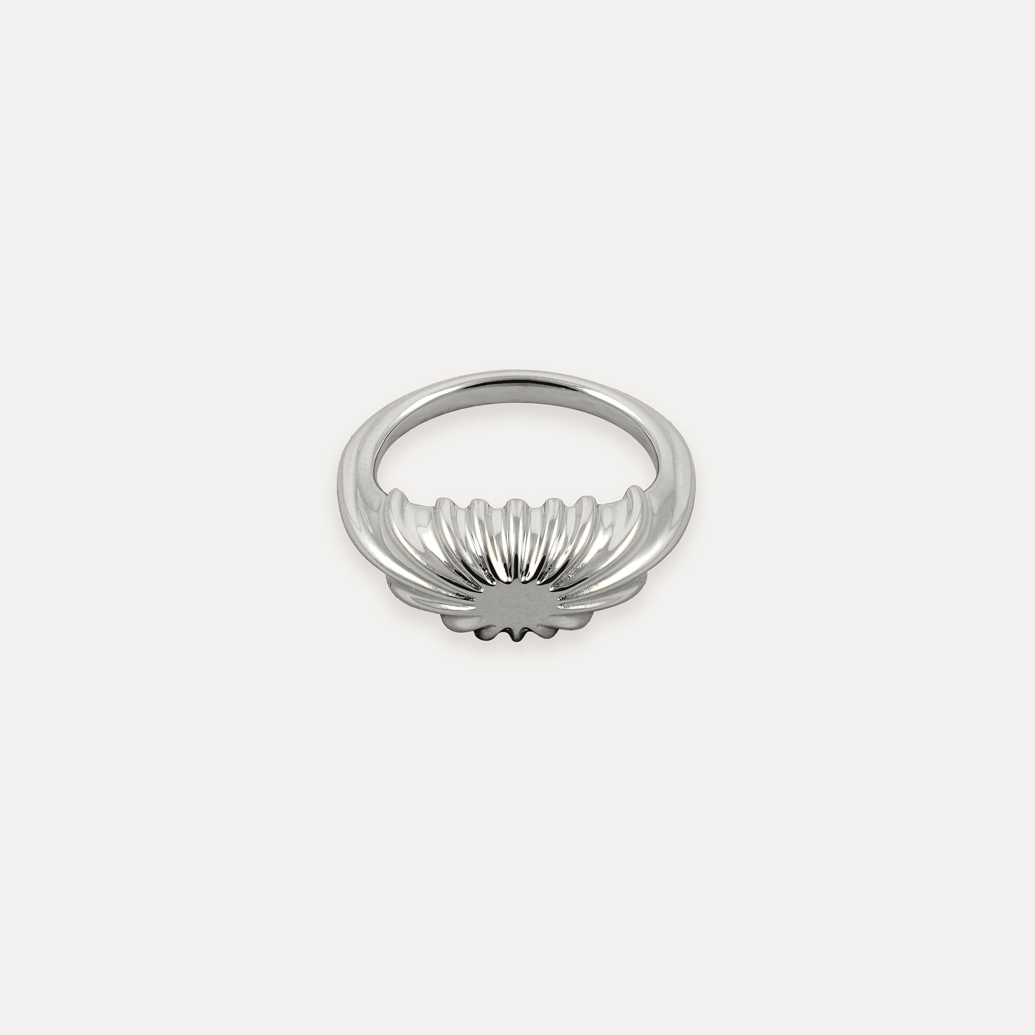Stilnest Solar Bombé Ring 24k Gold Vermeil Gr 52
