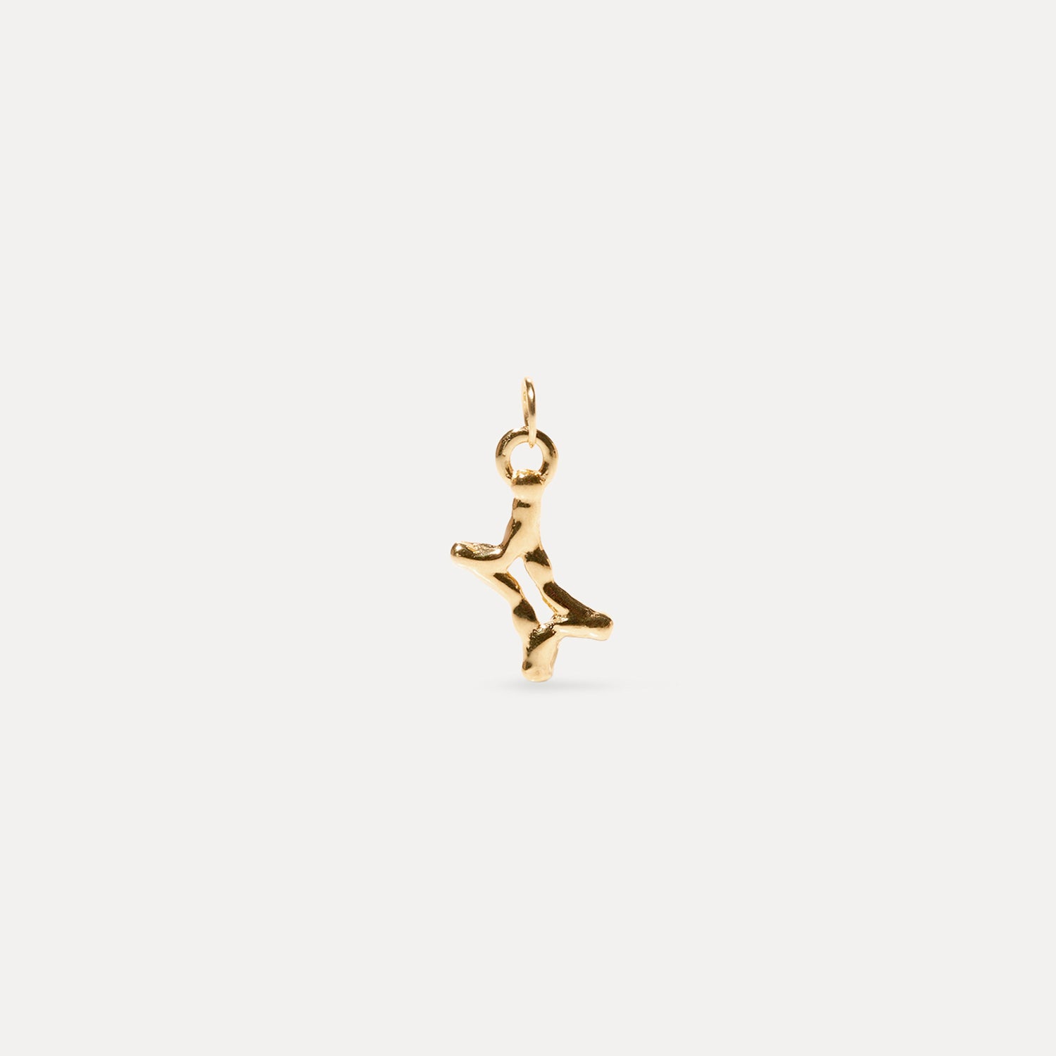Stilnest Zodiac Charm Kette 585 Gold Krebs 45cm