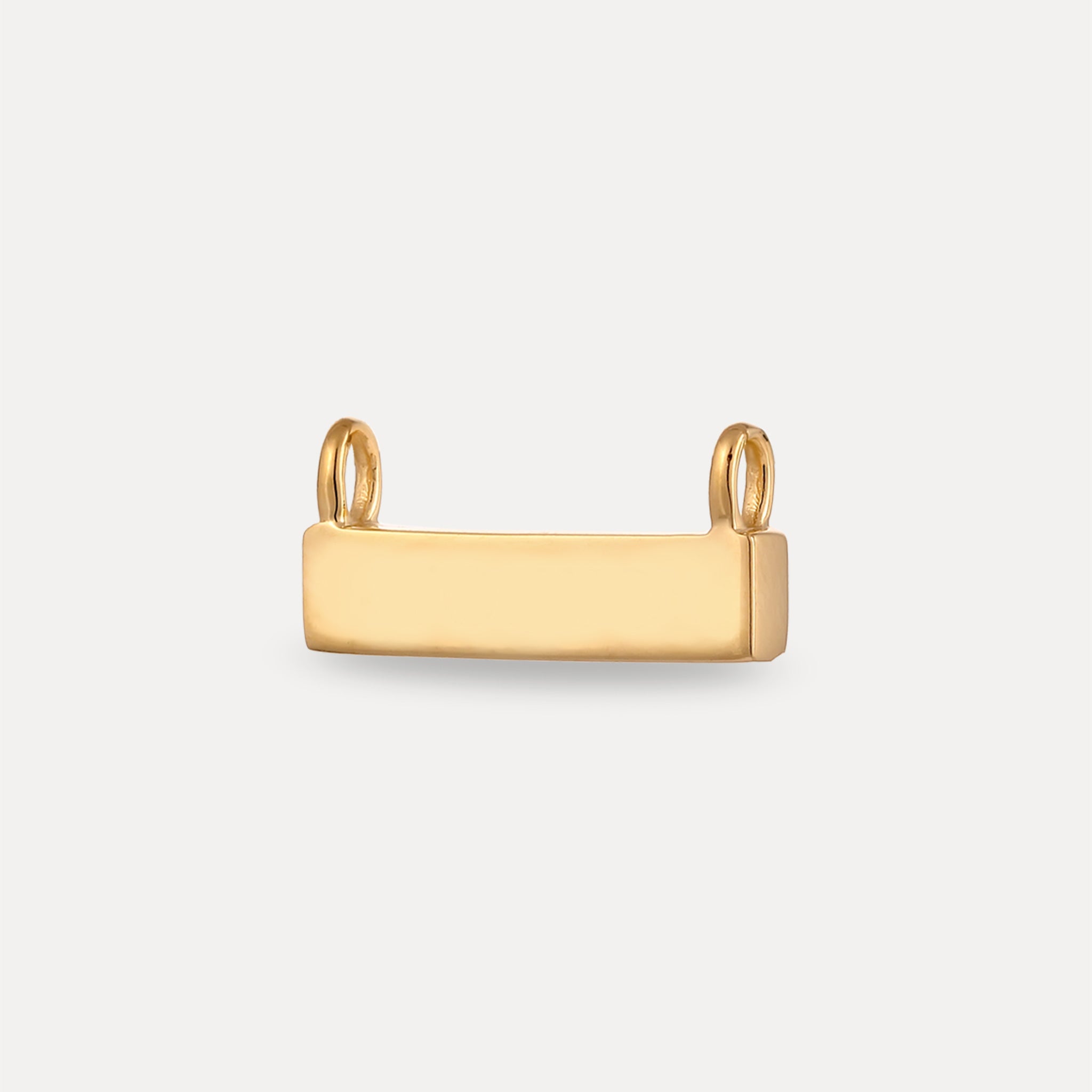 Stilnest Brick Anhänger 24k Gold Vermeil