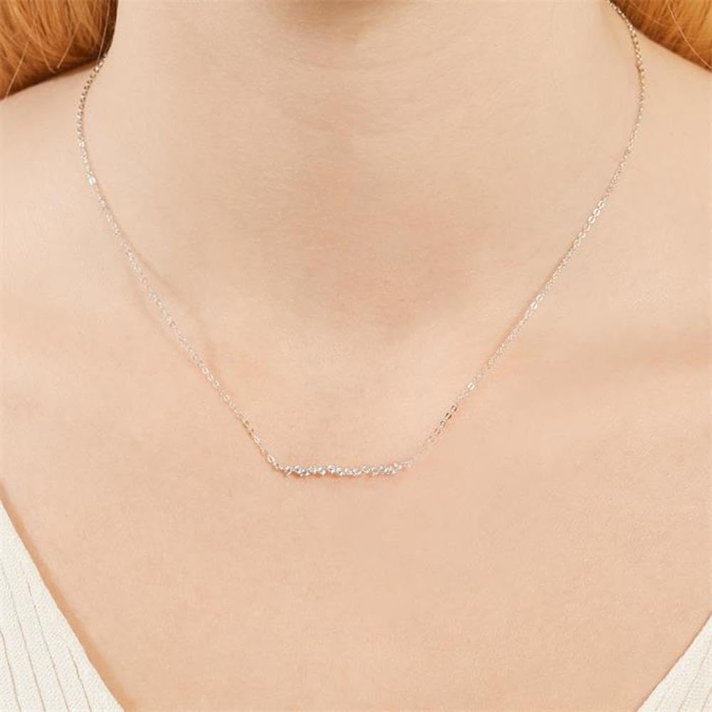 JEWLIX Ketten mit Anhänger Silberkette 925er Zirkonia Damen