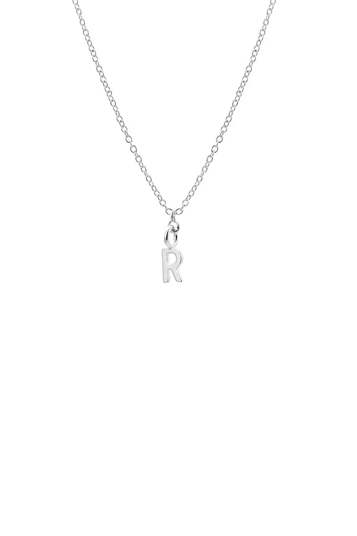 Joy by Corrine Smith Initial Halskette Silber Buchstabe R