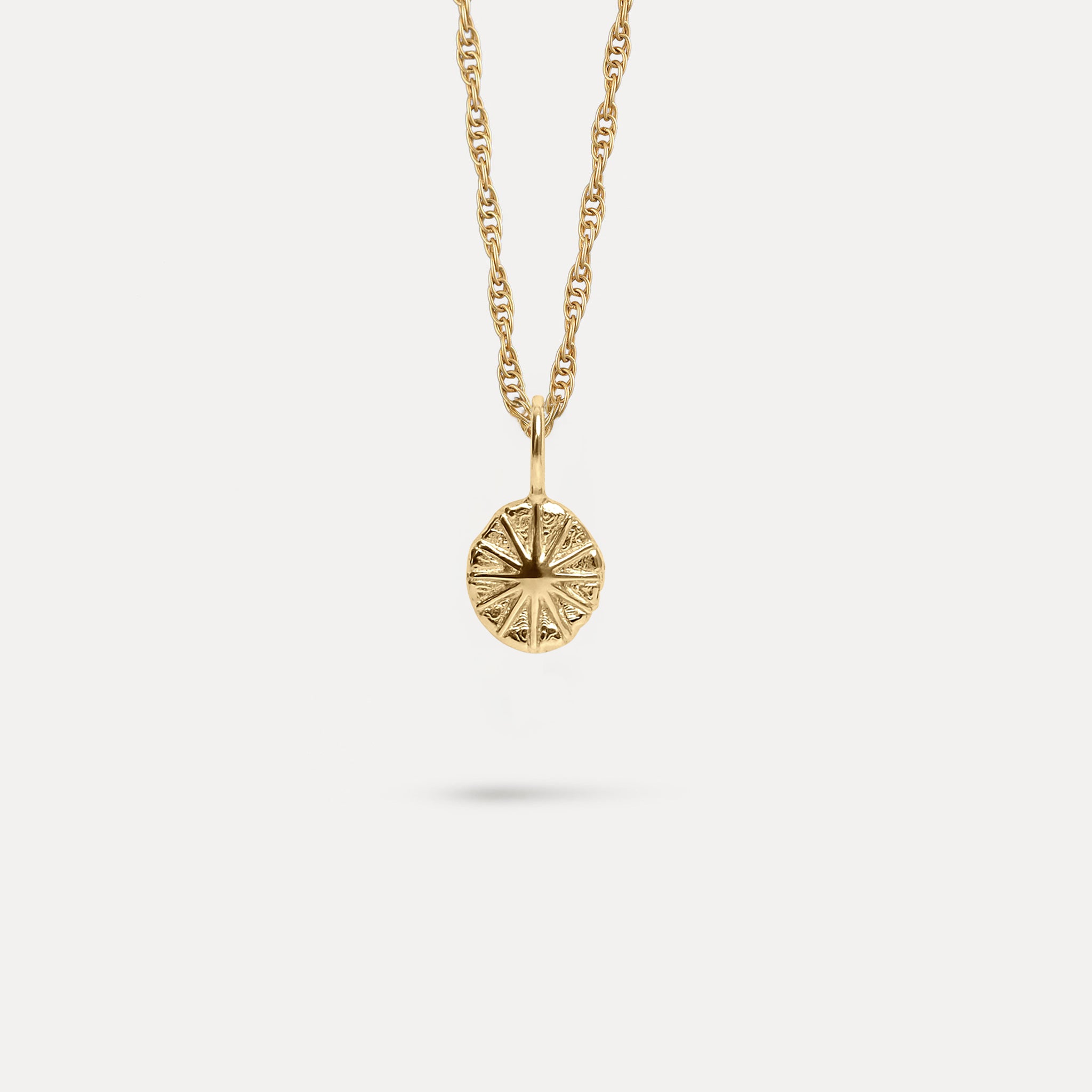 Stilnest Solar Eclipse Halskette 585 Gold 45 cm