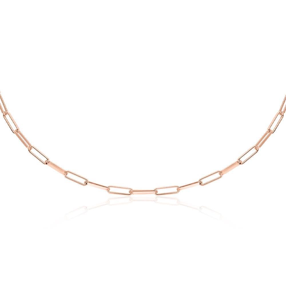 JEWLIX Ketten mit Anhänger Halskette Rosévergoldet 925 Silber