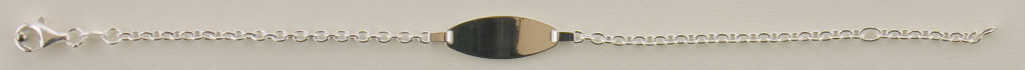 Eugen Rühle Armbänder ID-Band Ankerkette Armband 925 Silber