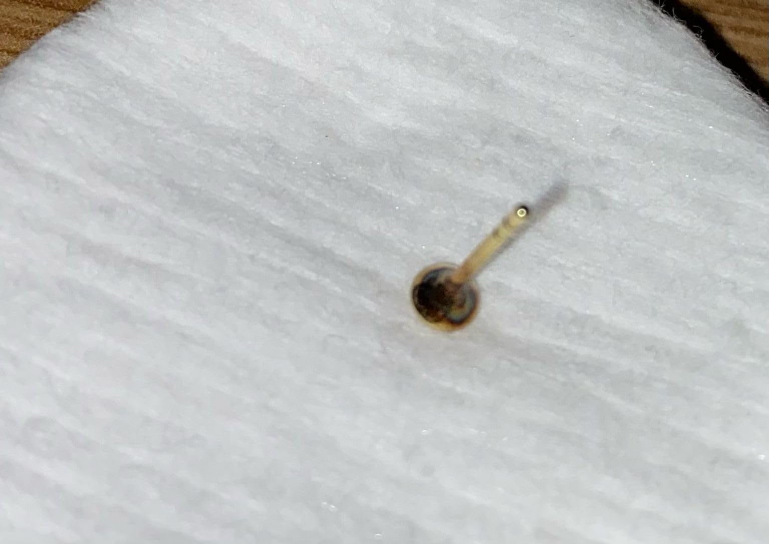 NKlaus Jewellery Ohrstecker 333 Gelbgold 3,5mm Zirkonia