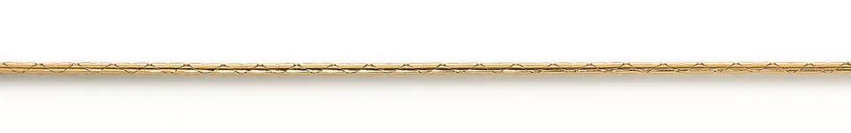 Eugen Rühle Kobrakette rund 1,3mm Halskette Meterware 585 Gelbgold