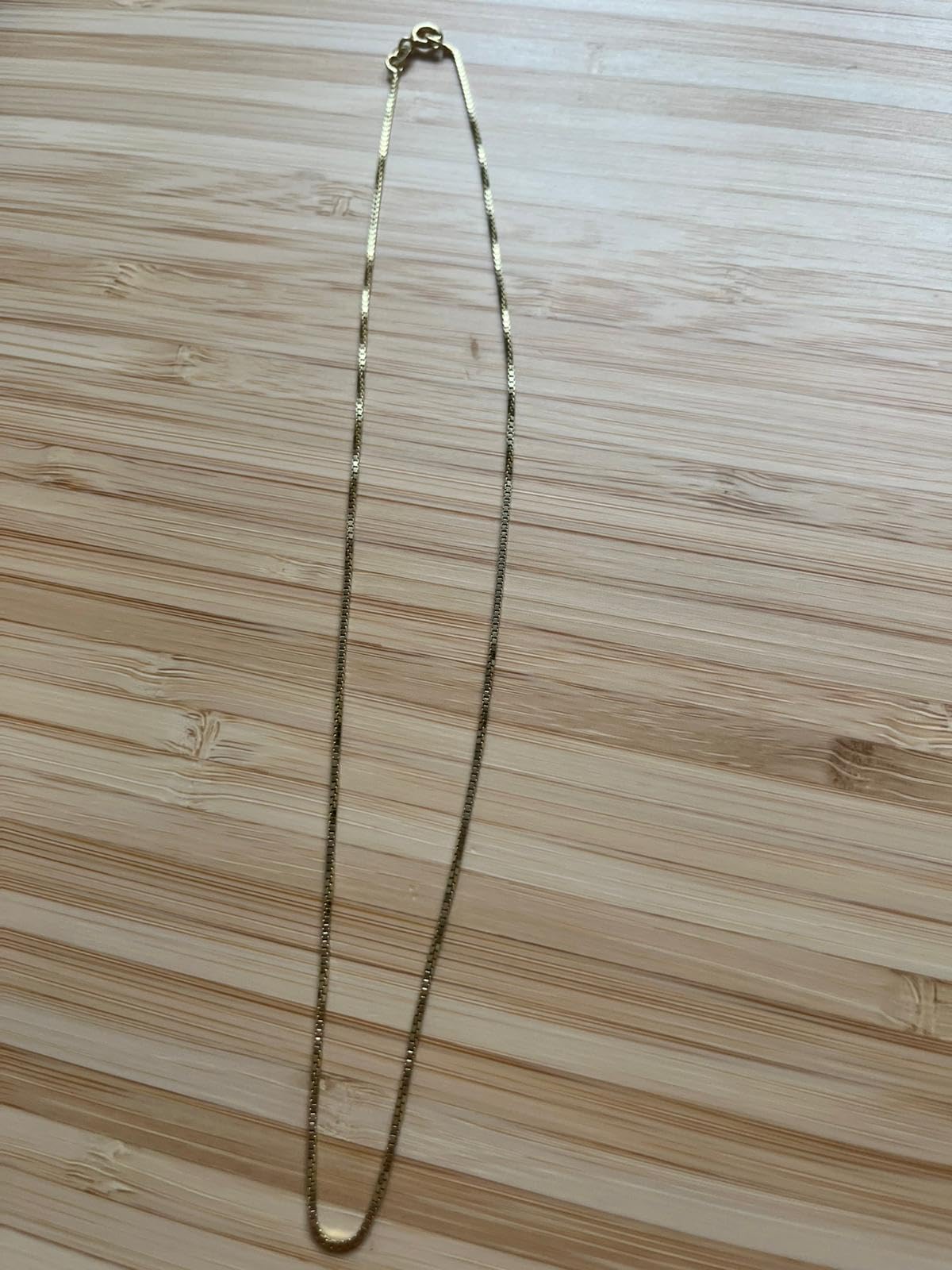 trendor 39450 Veneziakette Silber Goldplattiert 0,9 mm 50 cm