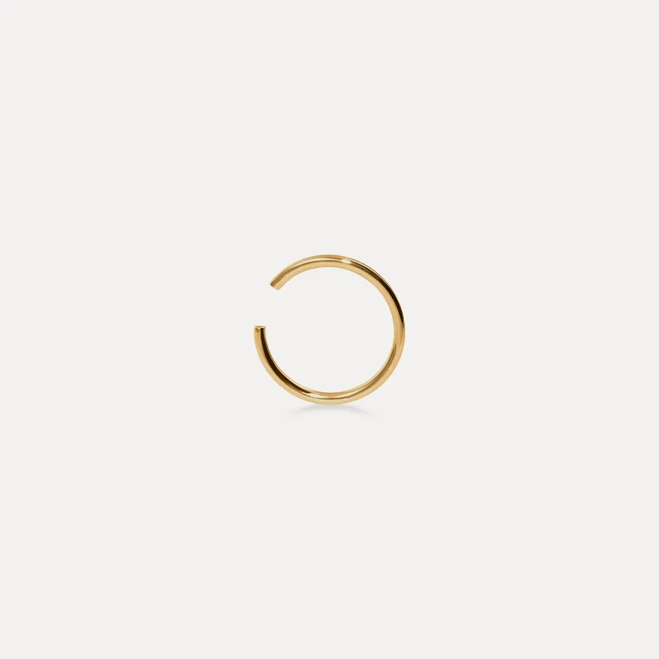 Stilnest Basic Ear Cuff Ohrklemme 24k Gold Vermeil