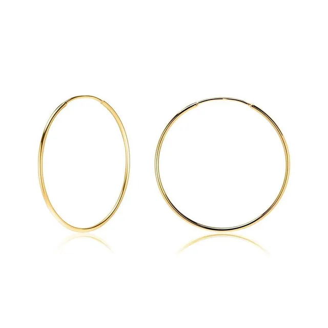 JEWLIX Ohrstecker Creolen Sterlingsilber Ohrstecker vergoldet Damen