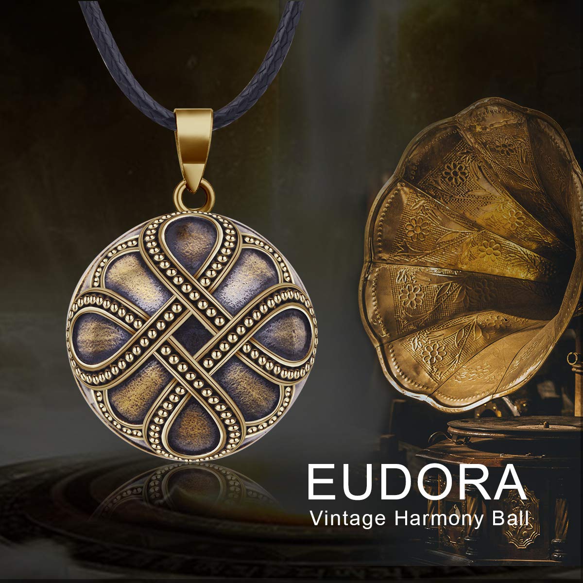 Eudora Harmony Bola Vintage Kette 114,3cm Engelrufer